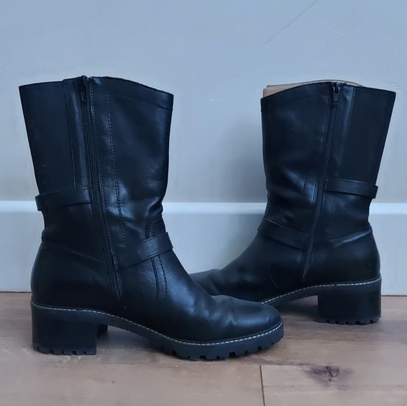 NATURALIZER Talon Leather Boots - 12 Wide - Picture 4 of 8